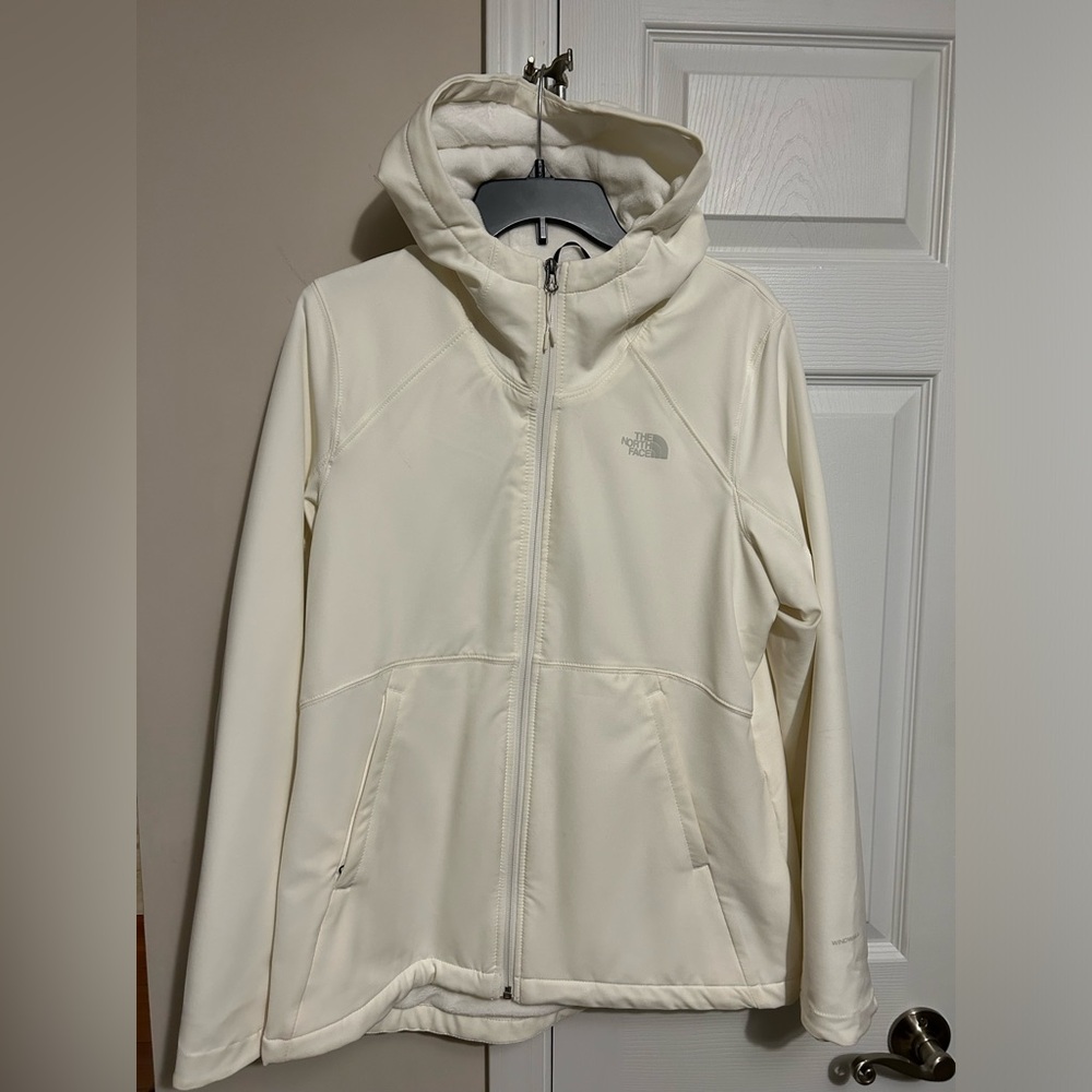 White/Off white North Face jacket